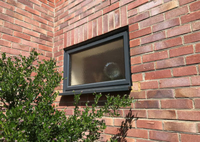 Fixed Window With Obscured Glass
